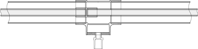 チーズドレンバルブの直管繋手部分での接続手順